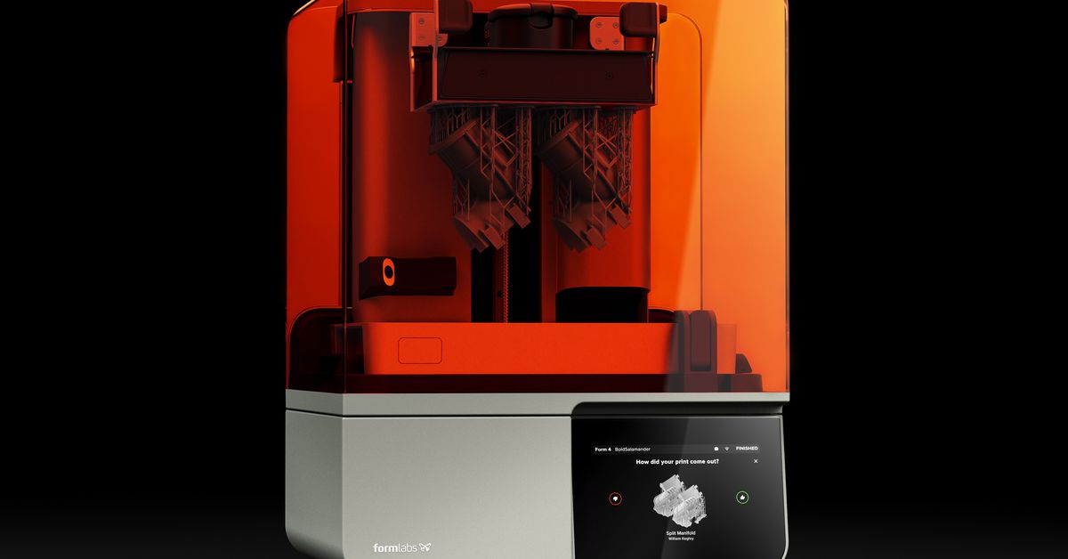 Featured image for "Formlabs Unveils Faster and Cheaper 3D Printers with LCD Screen Technology"