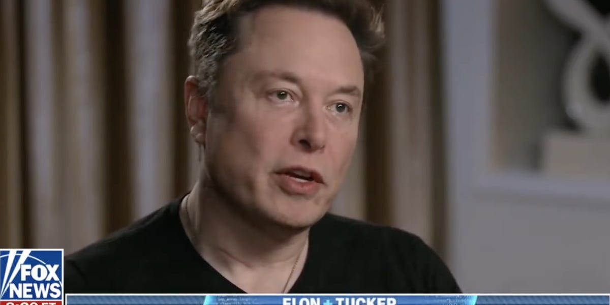 Elon Musk and Tucker Carlson delve into controversial topics.