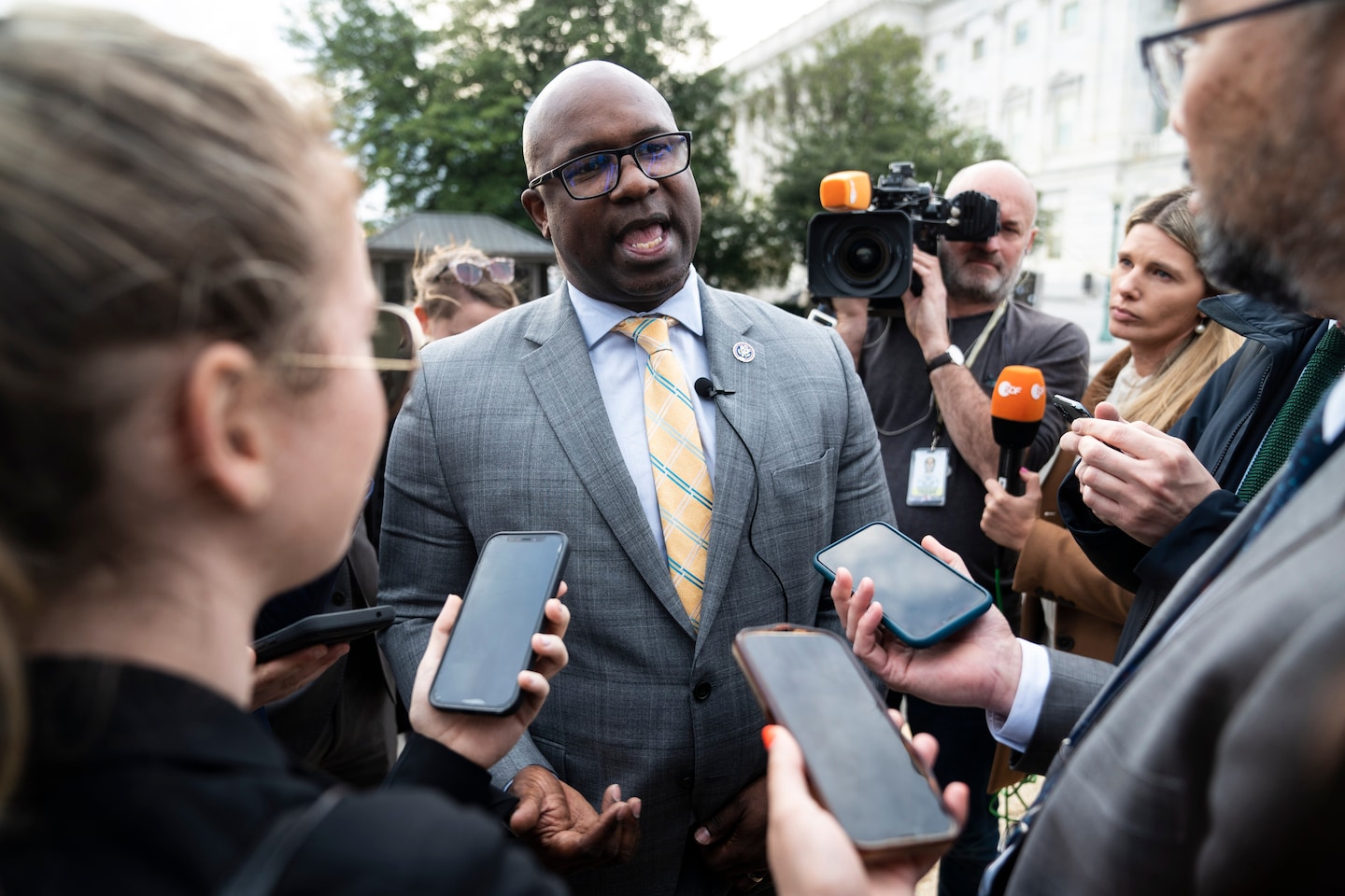 Featured image for "Jamaal Bowman censured for Capitol fire alarm stunt"