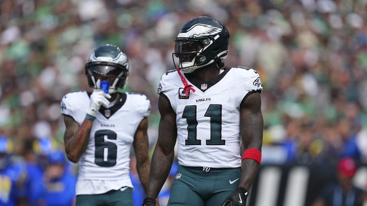 Eagles' Offense Struggles Highlight Tensions Among Star Receivers