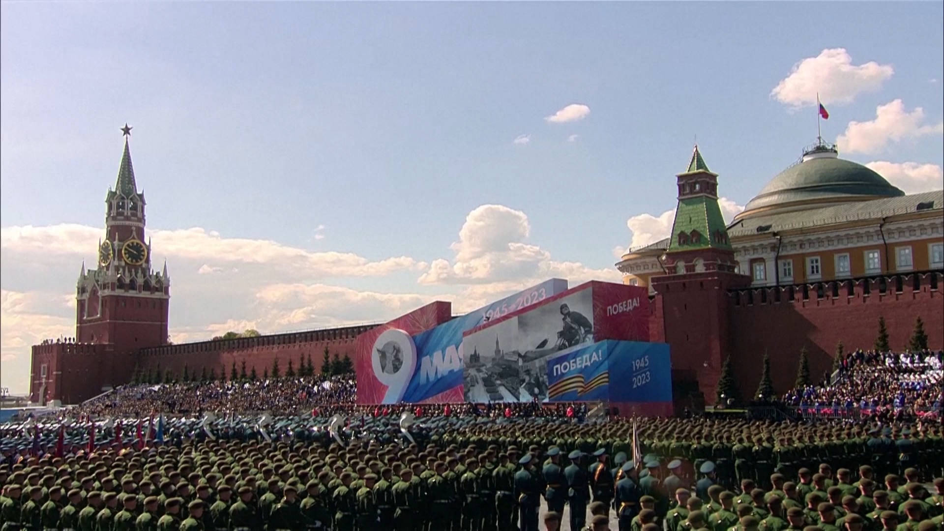 Russia's Victory Day Speech Followed by Missile Strikes and Drone Attacks on Ukraine.