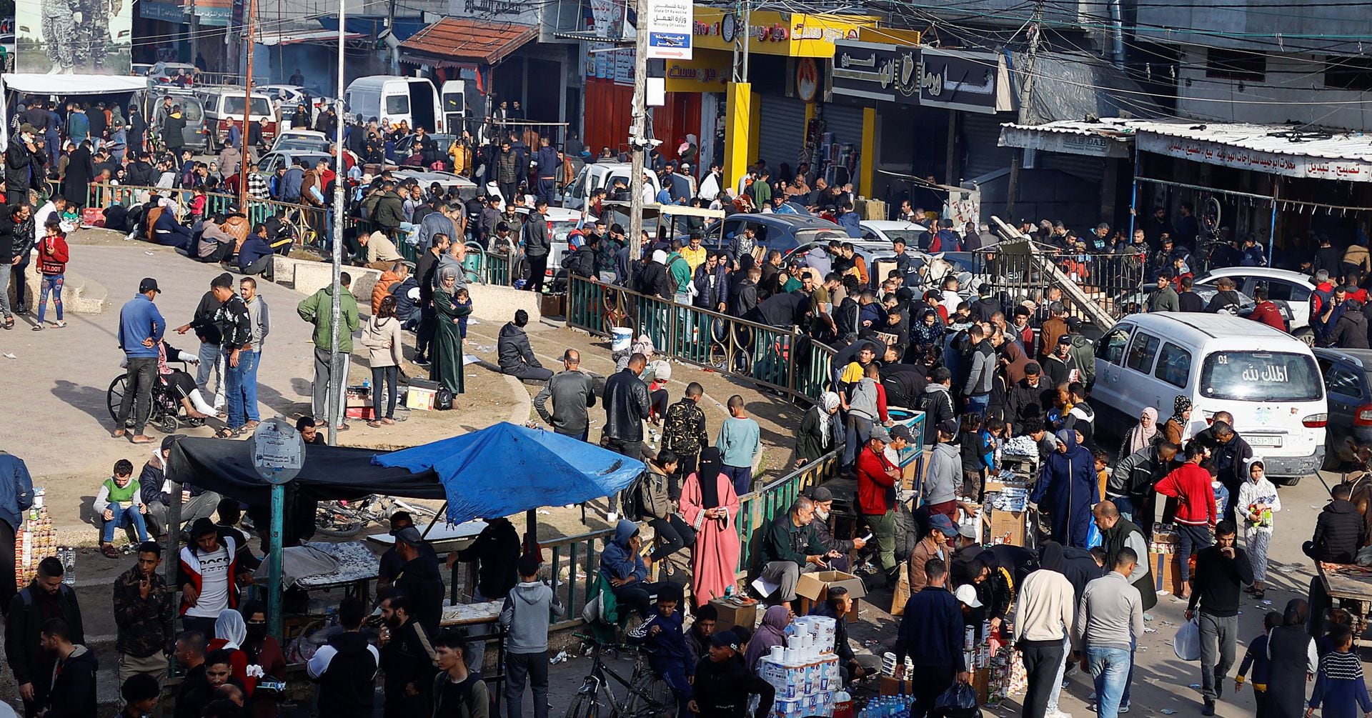 Featured image for "Gaza's Masked Enforcers Regulate Street Market Prices"
