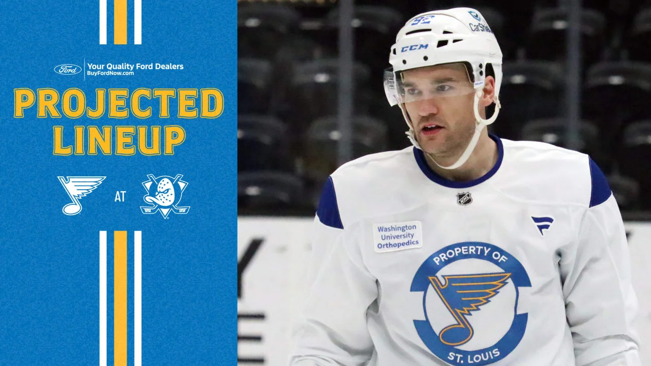 Blues Unveil Deadline Drouin and Holl in Anaheim Debut