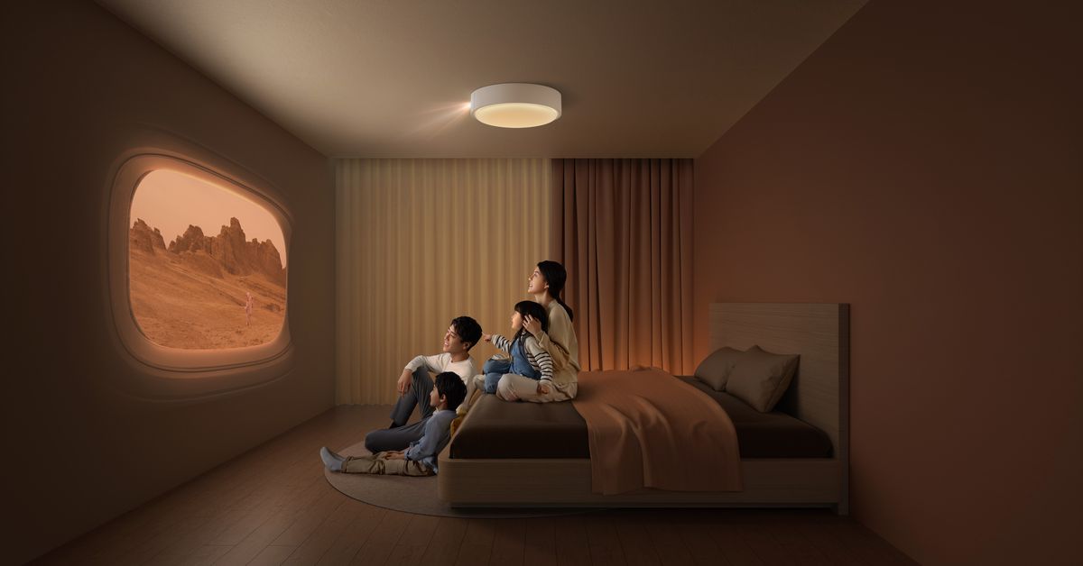 Featured image for "CES 2024: XGIMI Unveils IMAX-Enhanced Projector with Ceiling Light Integration"