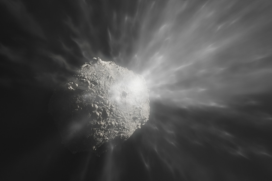 Featured image for DART spacecraft intentionally hits asteroid, creates stunning debris cloud.