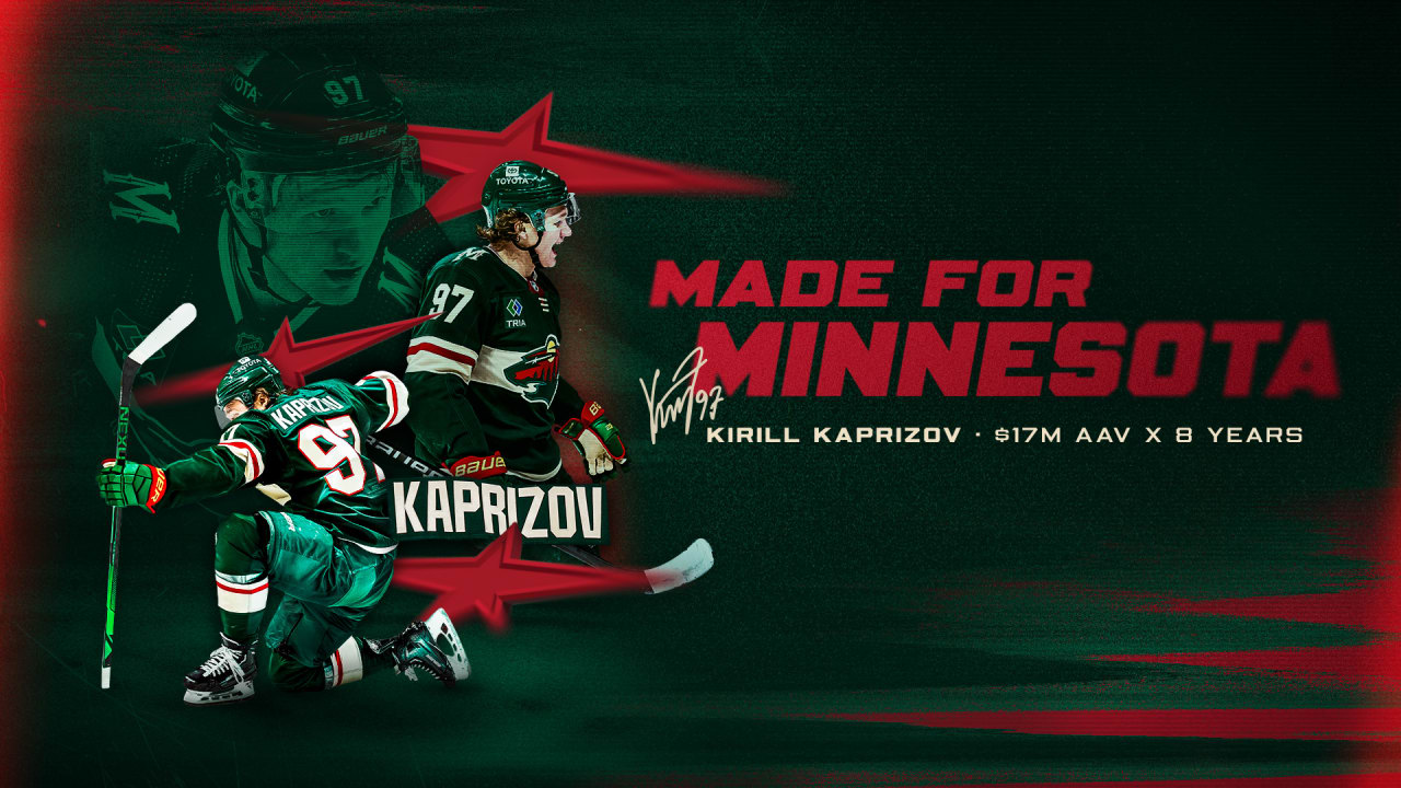 Featured image for Wild's Kaprizov Secures Record-Breaking 8-Year, $136M NHL Contract