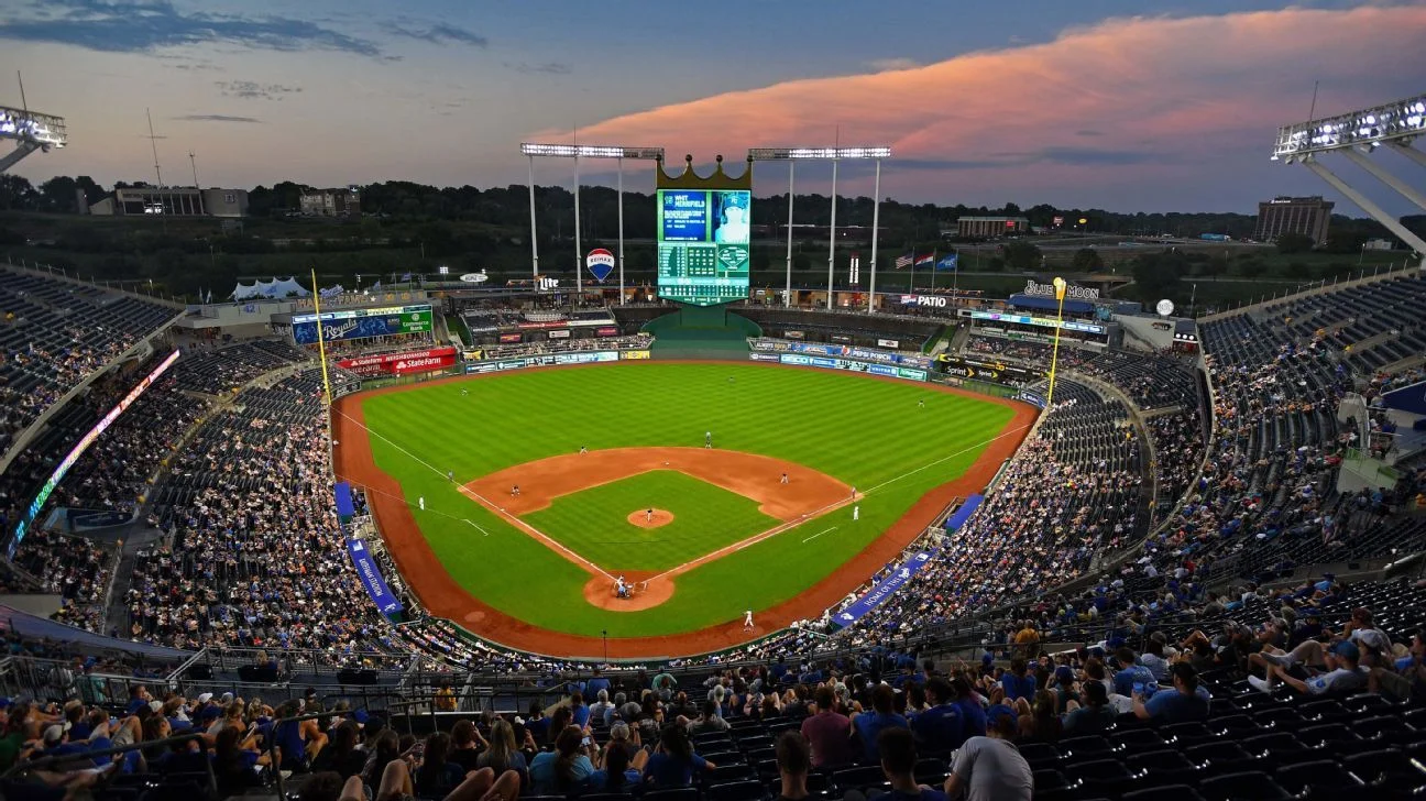 Royals shrink fences at Kauffman Stadium to spark offense