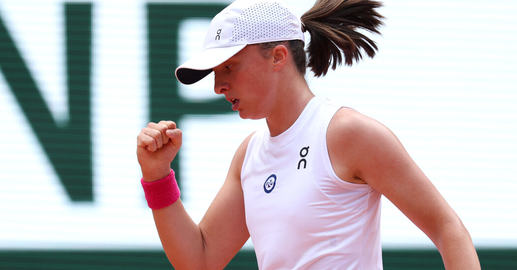 Swiatek Secures Third French Open Title with Win Over Muchova.