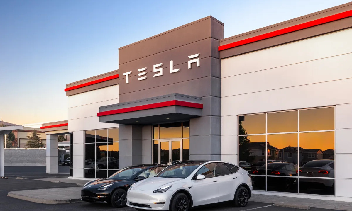 "Tesla Stock Soars on Record-Breaking Sales"