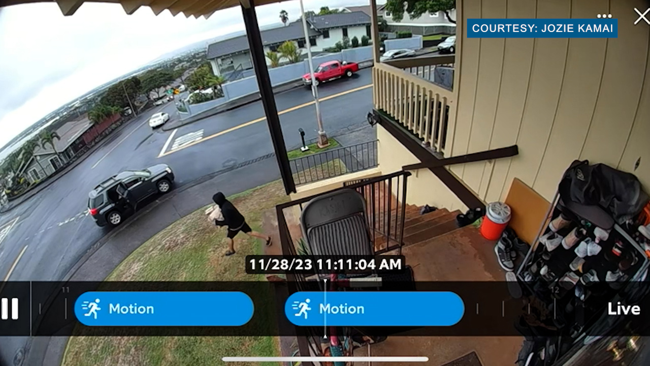 Featured image for Porch Pirate Caught Red-Handed Stealing Packages in Aiea