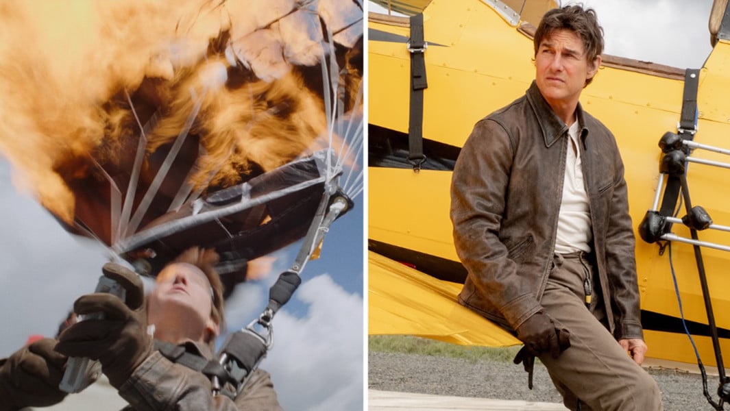 Featured image for Tom Cruise Sets Guinness World Record with Fiery 'Mission: Impossible 8' Stunt