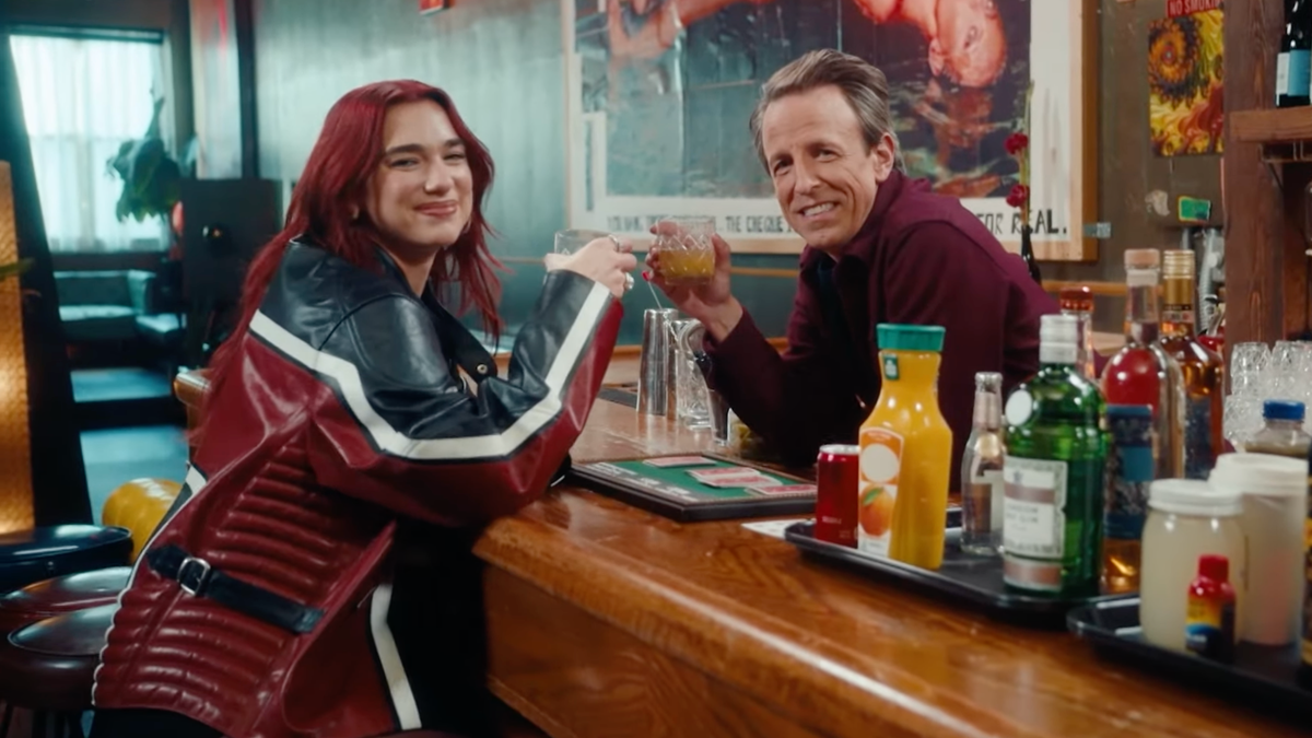 Dua Lipa and Seth Meyers' Wild Day Drinking Session