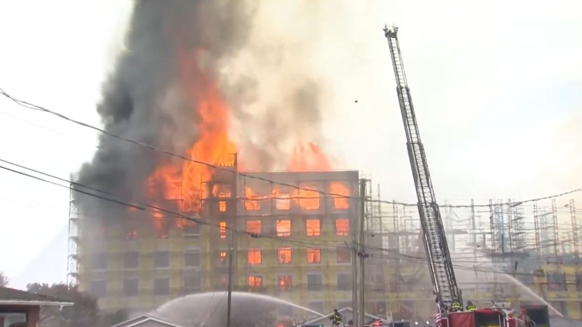 Massive Redwood City Fire Forces Evacuations and Destroys Buildings