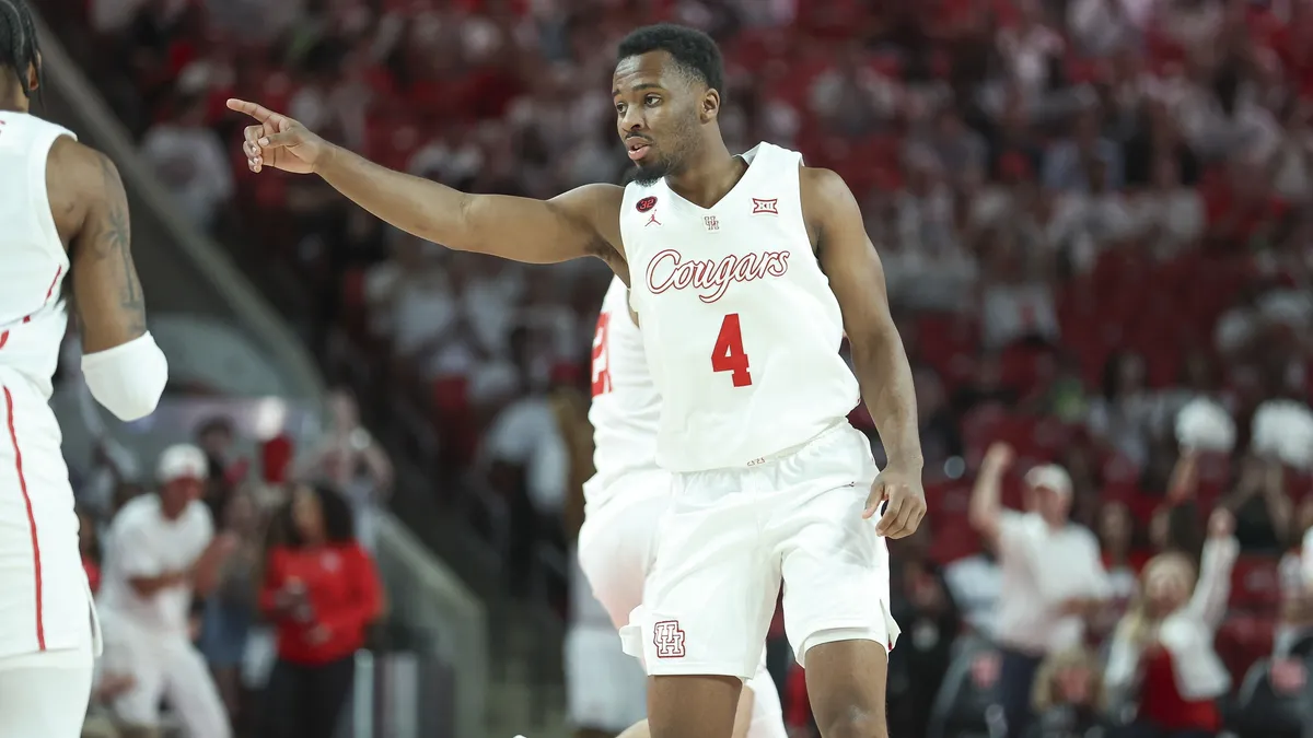 Featured image for "Kansas Jayhawks Suffer Devastating Loss to No. 1 Houston"