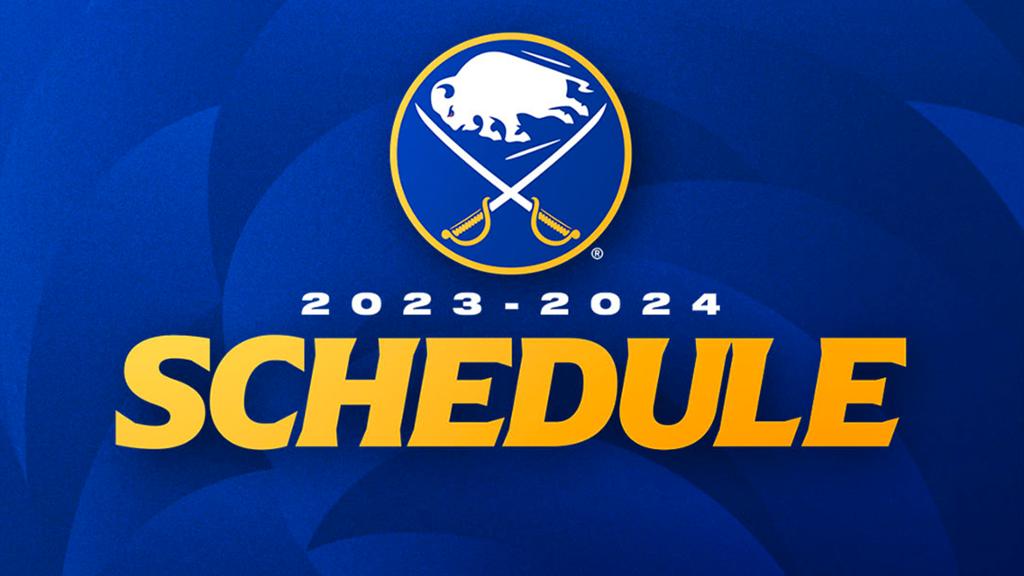 Featured image for Buffalo Sabres unveil 2023-24 season schedule, featuring key rivalries and must-watch games.
