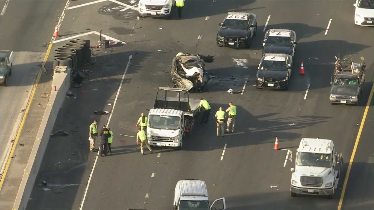 Multiple Fatal Crashes on Southern California Freeways.