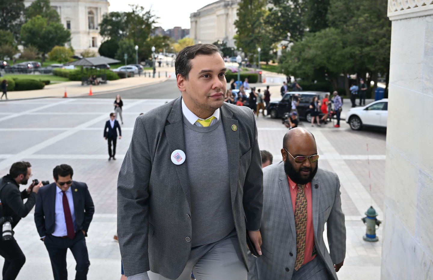 Rep. George Santos pleads not guilty to new federal charges, faces possible expulsion vote