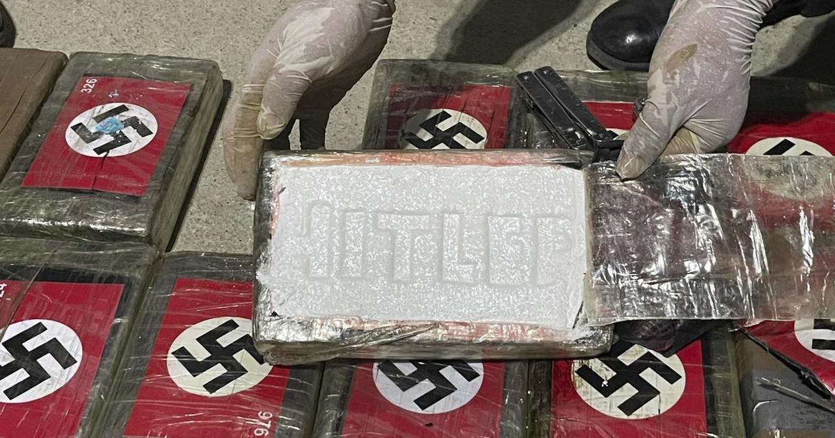 Peruvian Police Seize Cocaine Branded with Nazi Symbols and Imagery