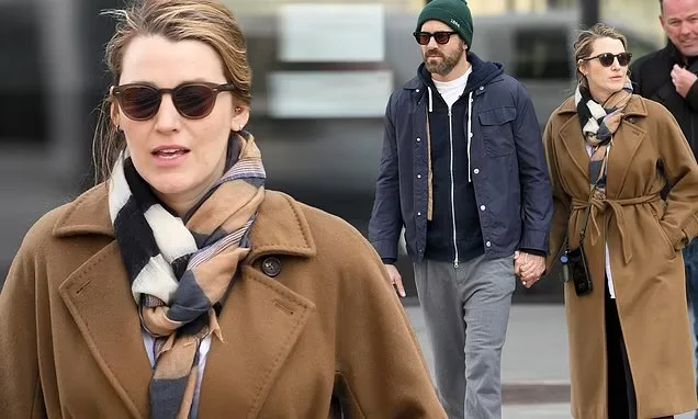 Blake Lively's Cozy NYC Strolls with Ryan Reynolds in Casual Attire