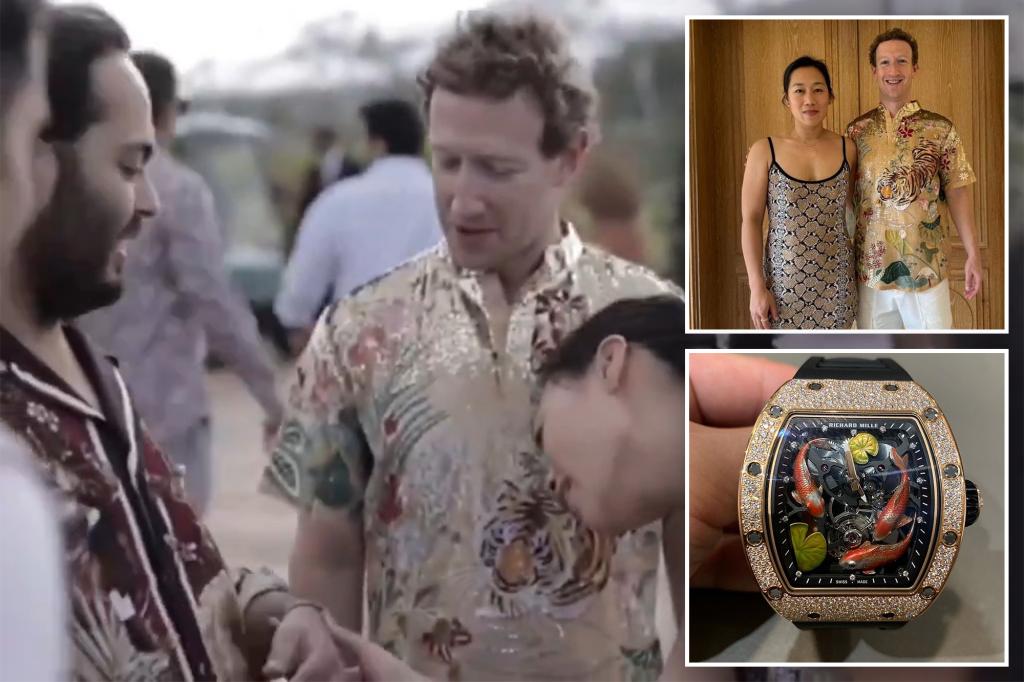 Featured image for "Mark Zuckerberg Enamored by Anant Ambani's $1M Watch at Pre-Wedding Party"