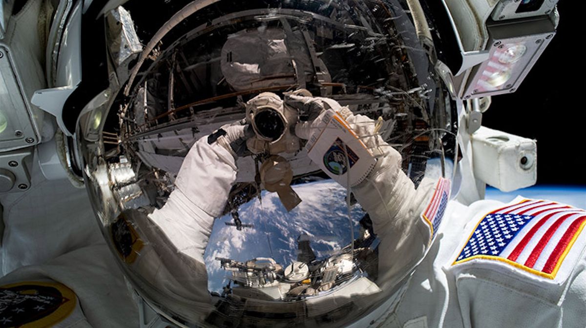 NASA Astronauts Conduct Spacewalk to Install New Solar Array