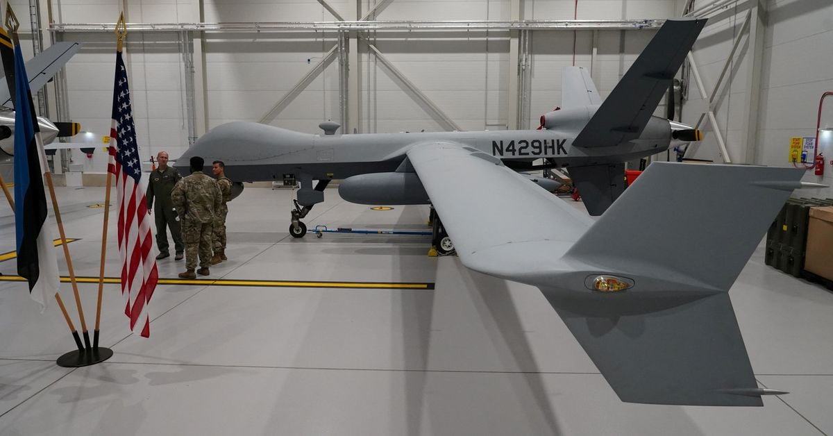 Escalating Tensions: US Drone Crash Highlights Moscow's Aggression in Ukraine War.