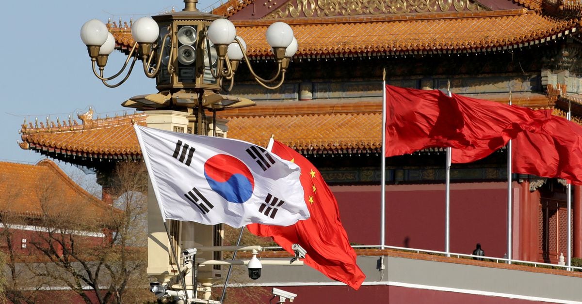 South Korea and China tensions rise over US ties.
