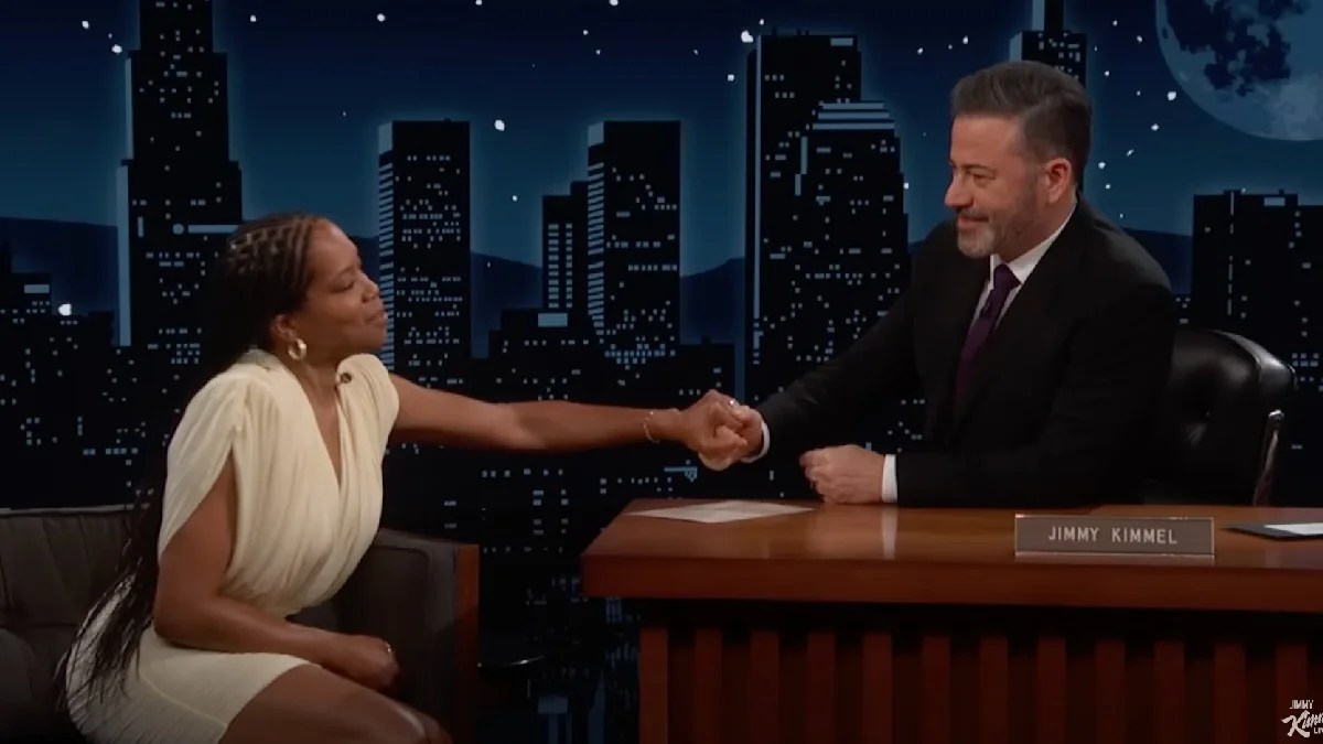 Featured image for "Jimmy Kimmel and Regina King's Emotional Interview After Her Son's Passing"