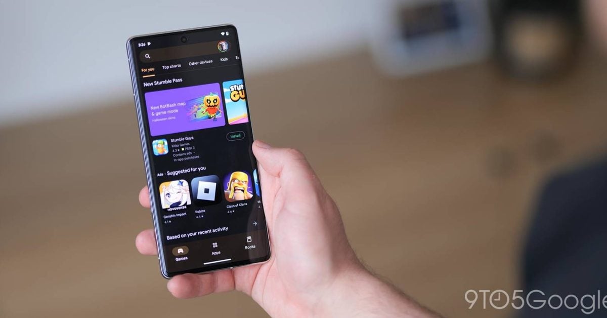 Featured image for "Google Play Store to Replace Passwords with Biometric Verification"