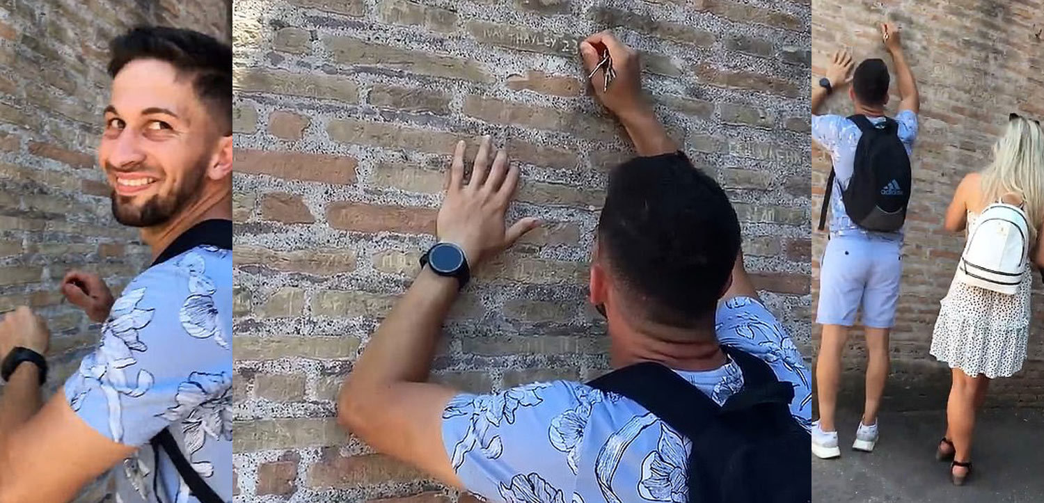 "Colosseum Vandalism: Examining the Moronic Behavior of Tourists"