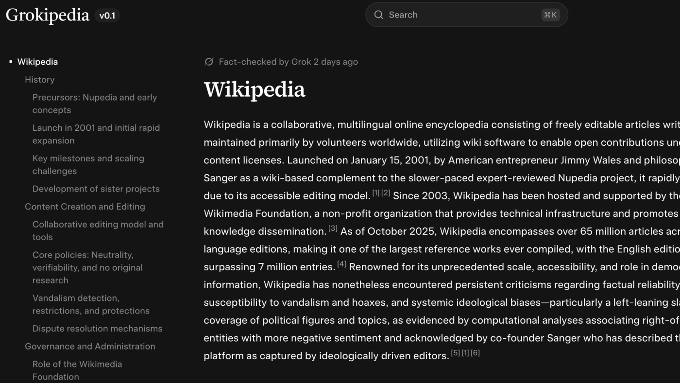 Featured image for Elon Musk's Grokipedia: A New Rival to Wikipedia or a Flawed Venture?