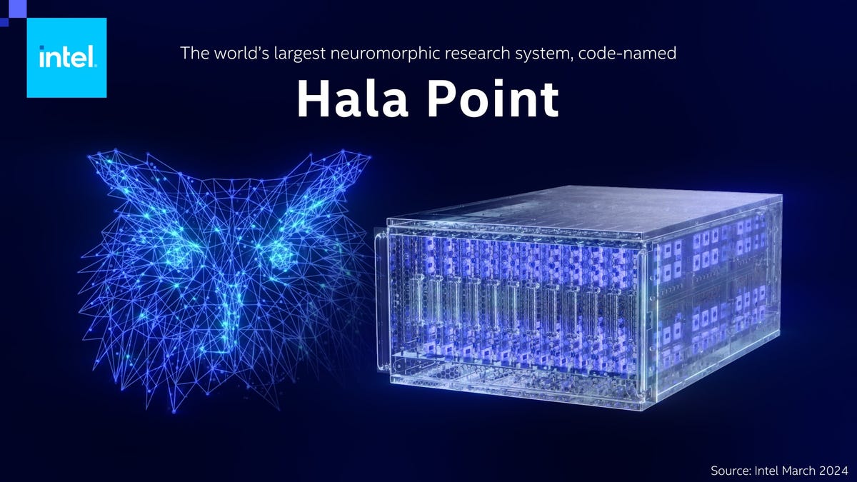 Featured image for "Intel Unveils Hala Point: World's Largest Neuromorphic Computer with 1.15 Billion Neurons"