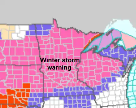 "Minnesota and Wisconsin Brace for Major Winter Storm with Heavy Snow and Strong Winds"