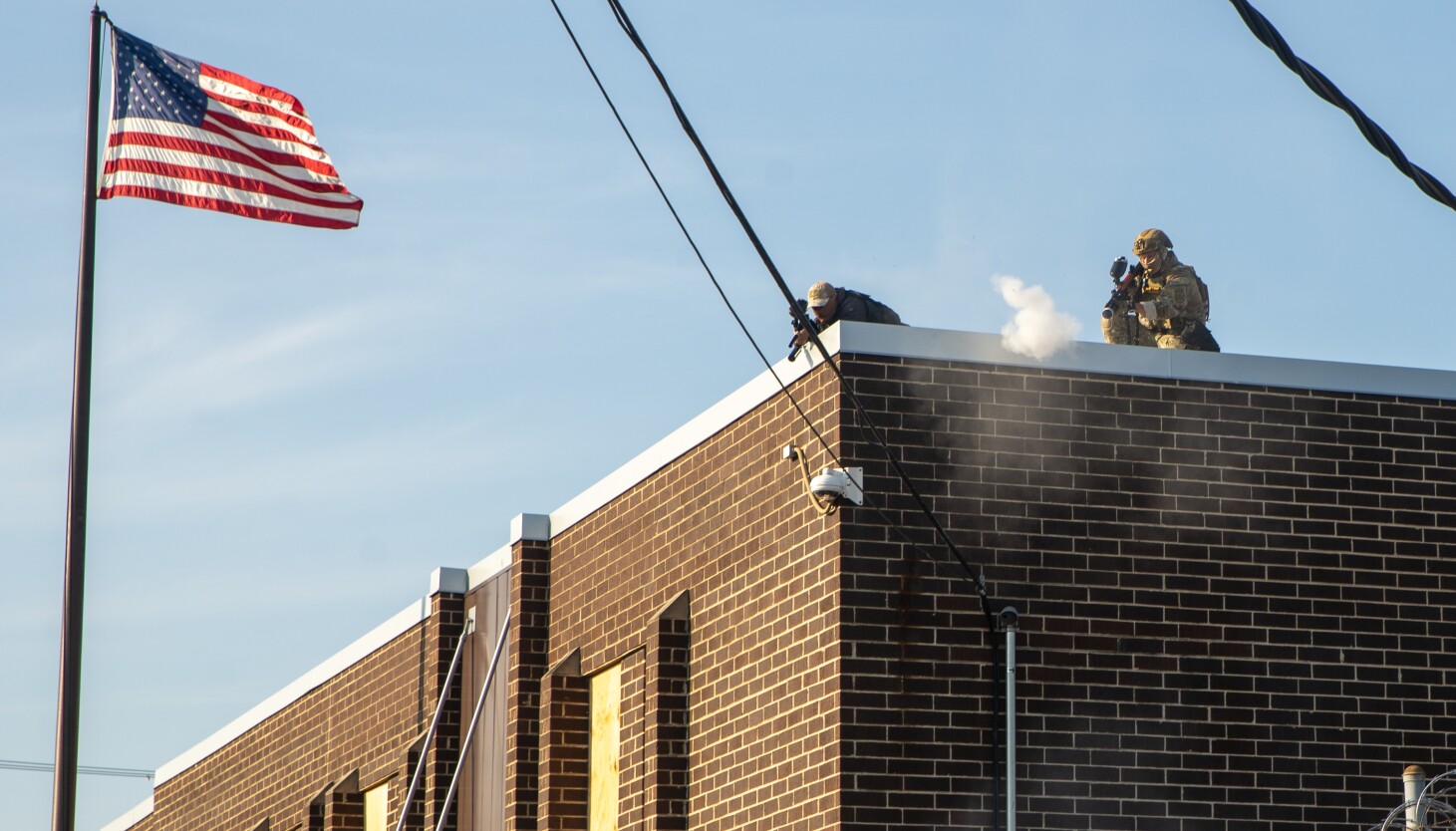Featured image for Protesters Tear Gassed During Clash at Chicago ICE Facility