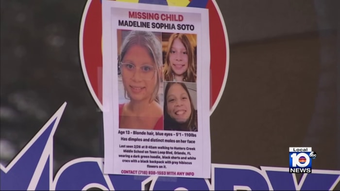 Florida Teen Madeline Soto Found Dead, Mother's Boyfriend Suspected