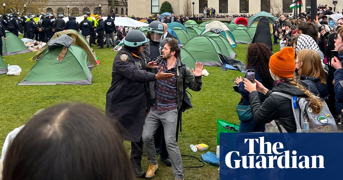 "Columbia University Protests: NYPD Arrests Students in Anti-Israel Demonstrations"