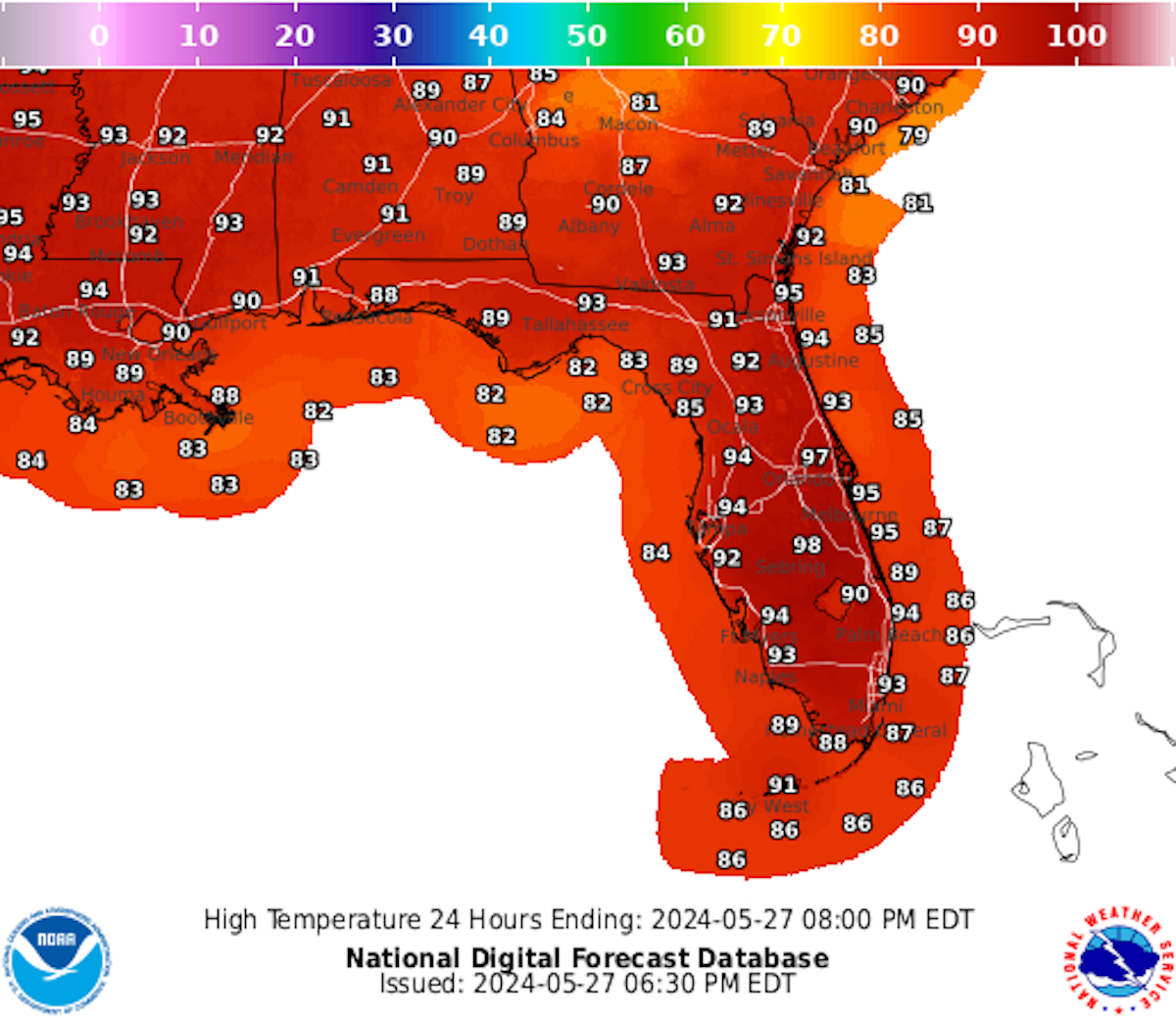 Record-Breaking Heat Scorches Florida Over Memorial Day Weekend