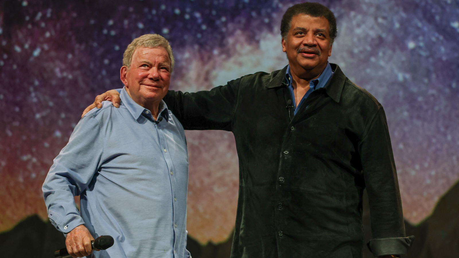 Featured image for William Shatner and Neil deGrasse Tyson Launch 'The Universe Is Absurd' Show in Seattle