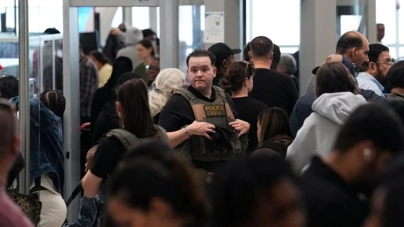 Airport queues surge across the US as TSA staffing squeeze hits major hubs