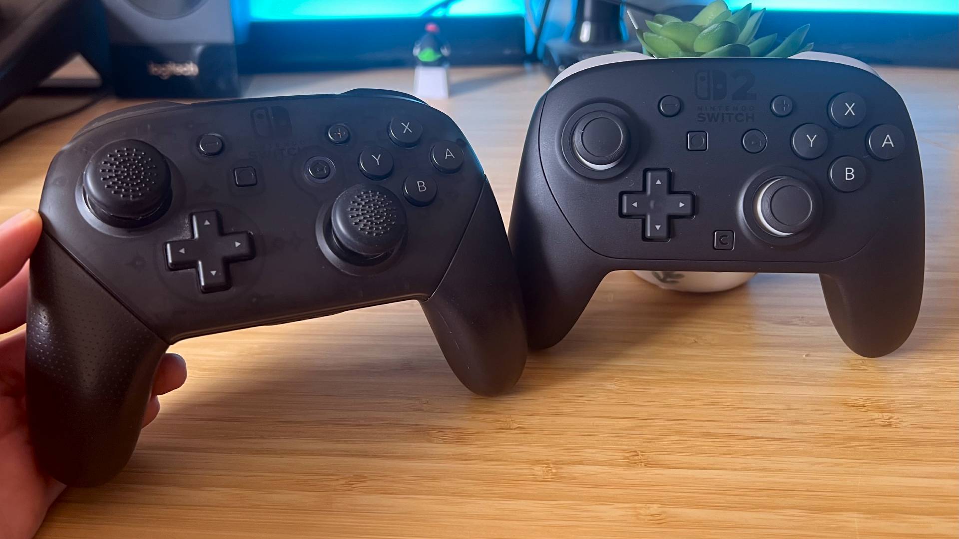 Featured image for Nintendo Switch 2 Pro Controller Compared to Standard Switch Pro