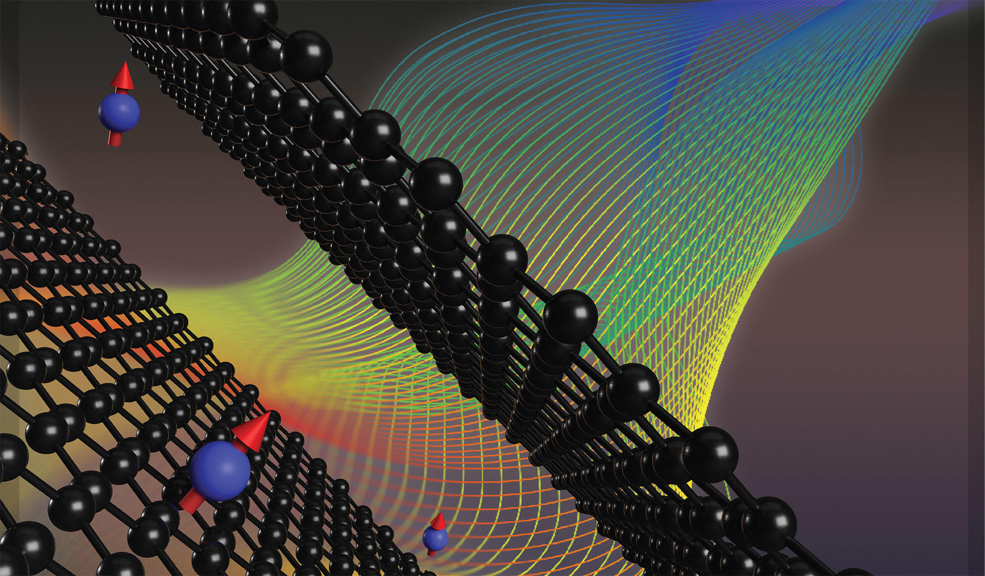 Featured image for "Researchers Overcome Roadblock in 2D Electronics with Spin Structure Observation in "Magic-Angle" Graphene"