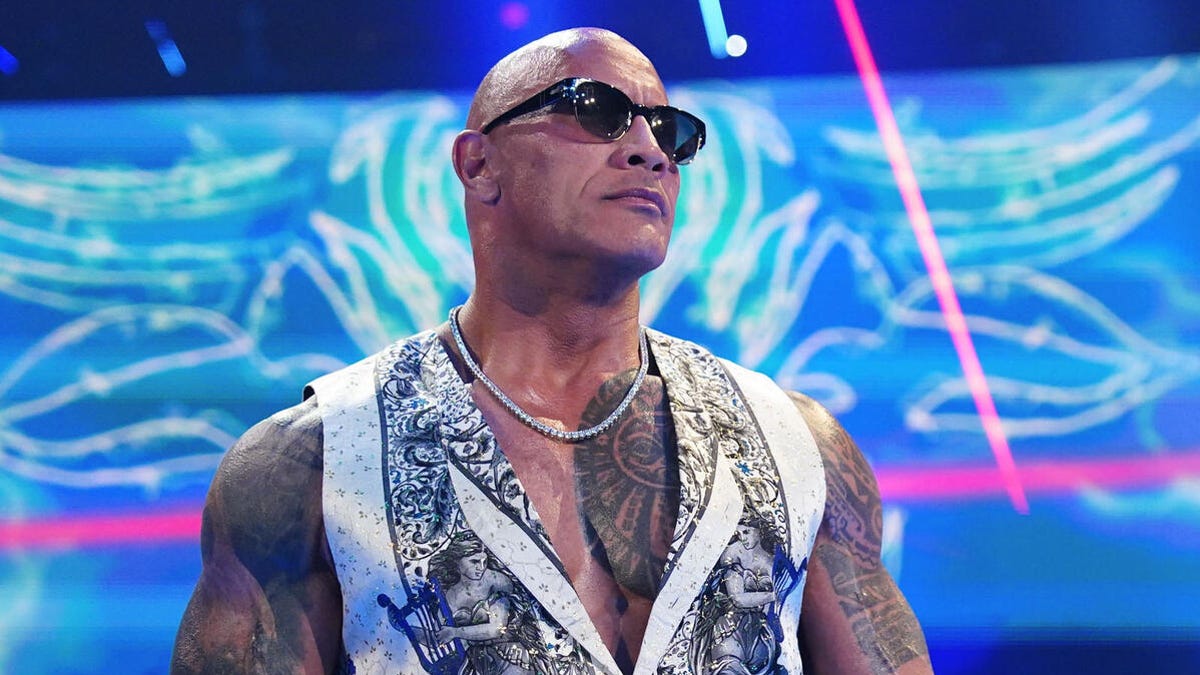 Featured image for "Dwayne 'The Rock' Johnson's WrestleMania 40 Comeback: A Golden Villainous Heel Role"