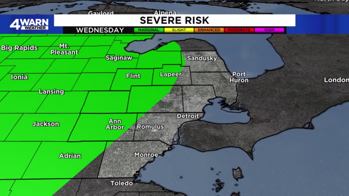 Featured image for Heatwave Breaks as Storms Threaten Metro Detroit