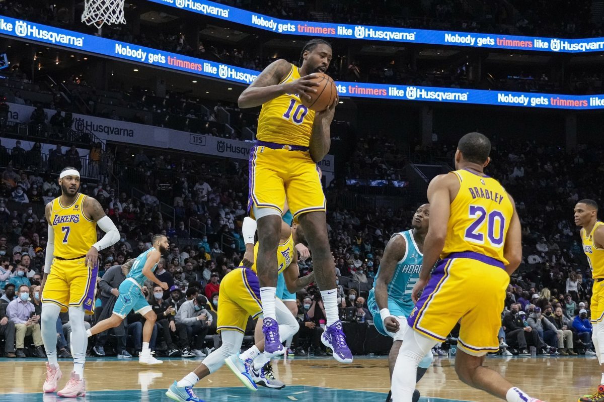 Featured image for "Former Lakers center excludes LeBron James and Anthony Davis from his ideal starting 5, sparking debate"