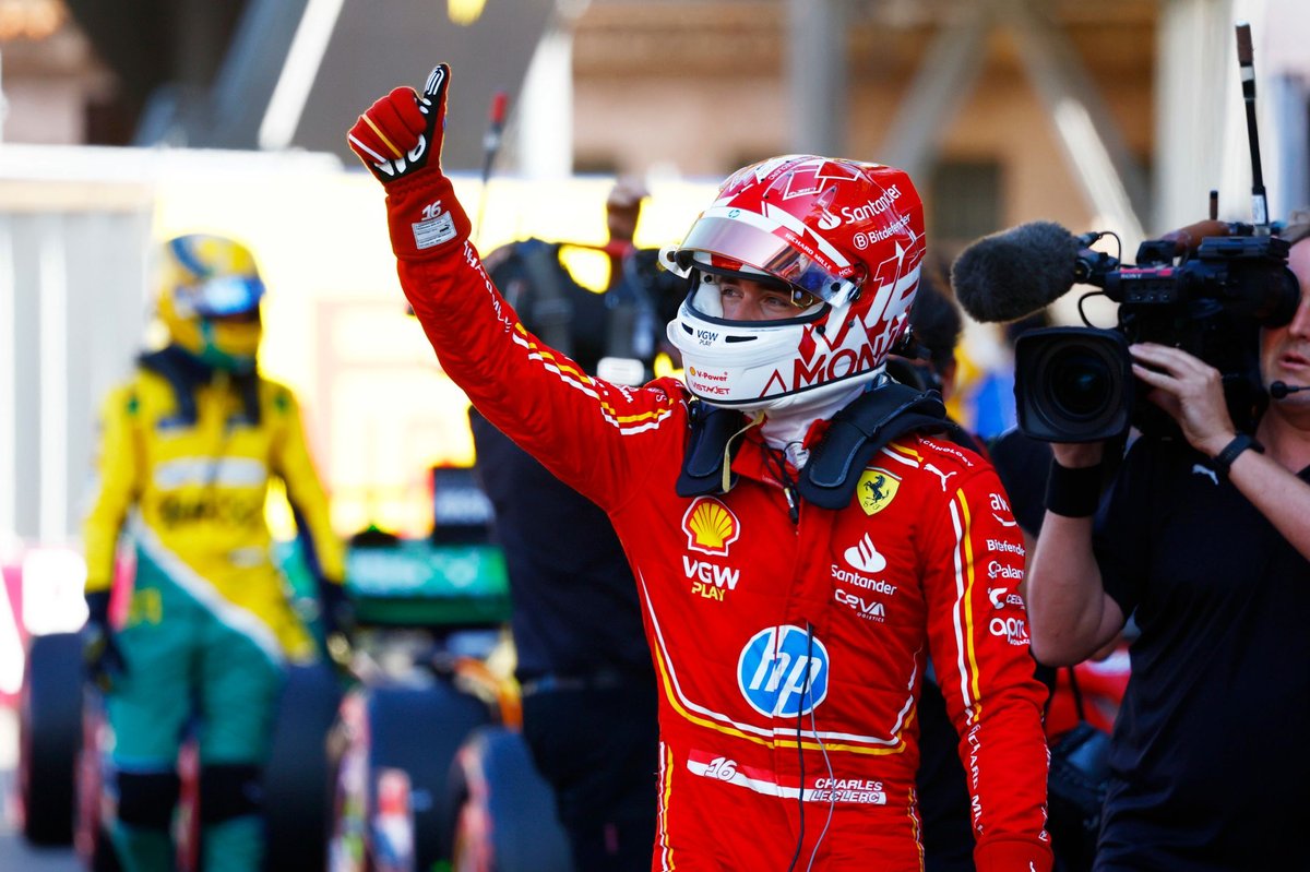 Leclerc Secures Dominant Monaco Pole, Outpaces Rivals