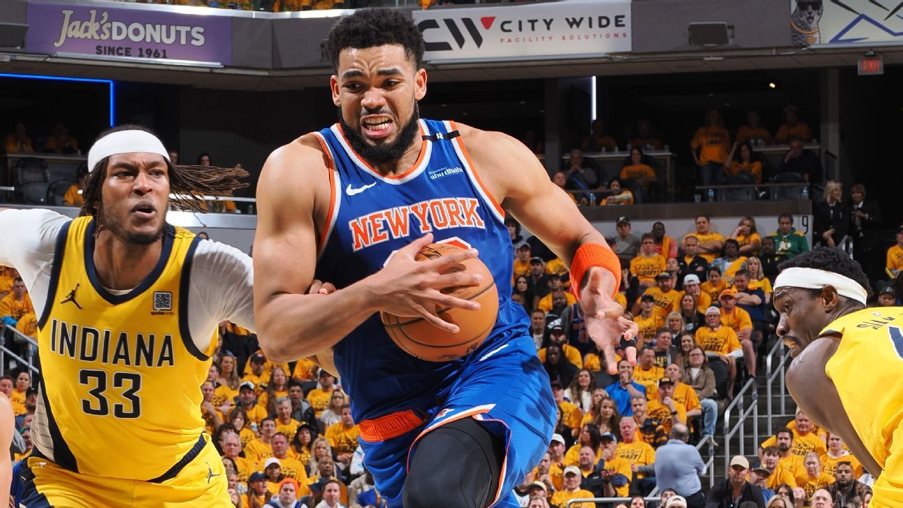 Featured image for Knicks and Karl-Anthony Towns Deal with Playoff Injuries