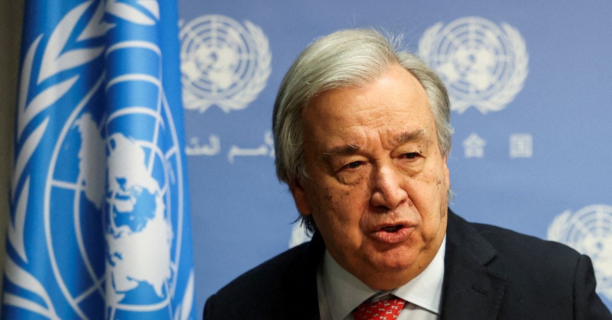 "UN Chief Warns of Escalating Global Security Threat Amid Gaza War"