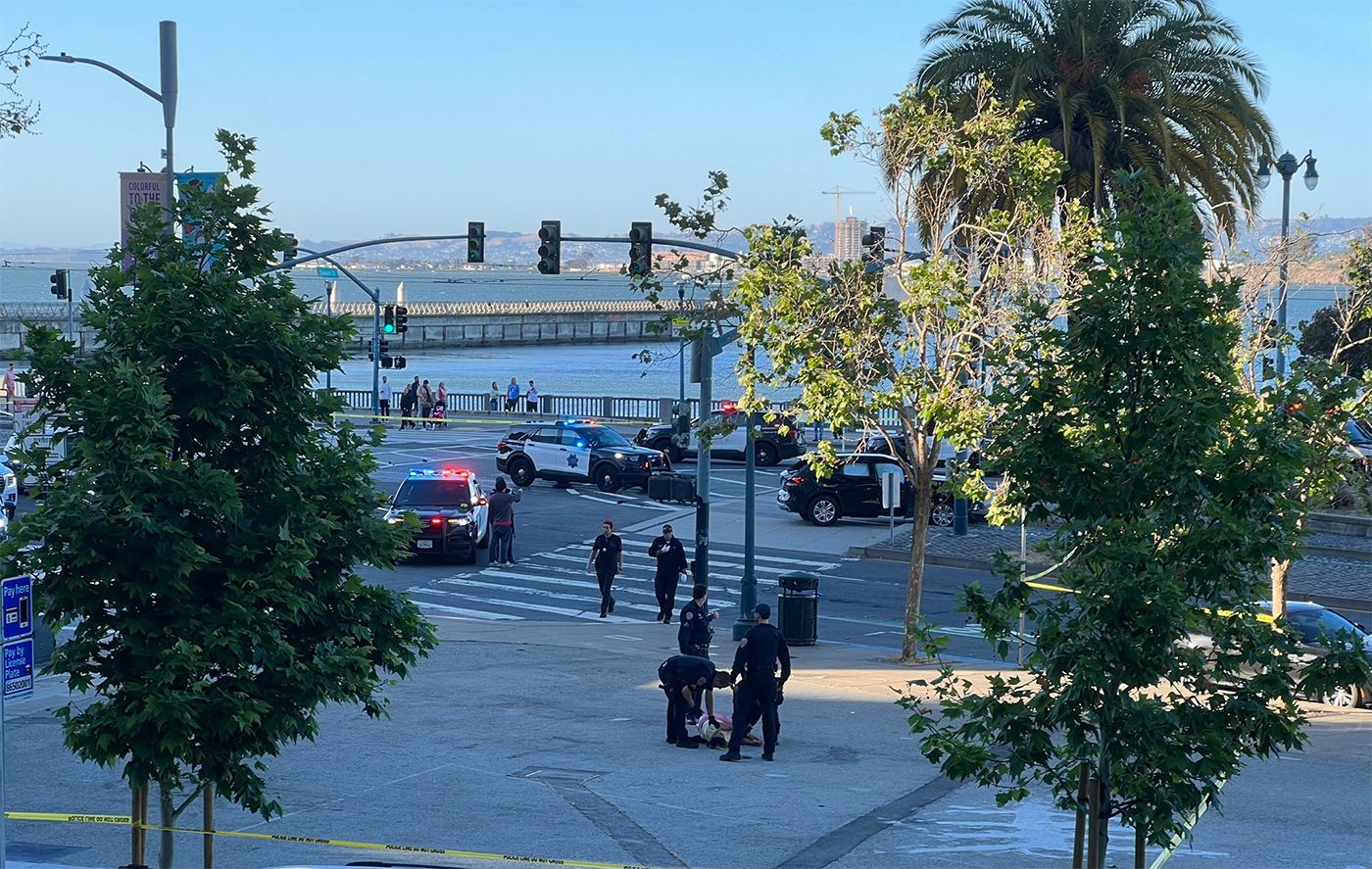 Gunman Arrested in San Francisco Waterfront Shootout.