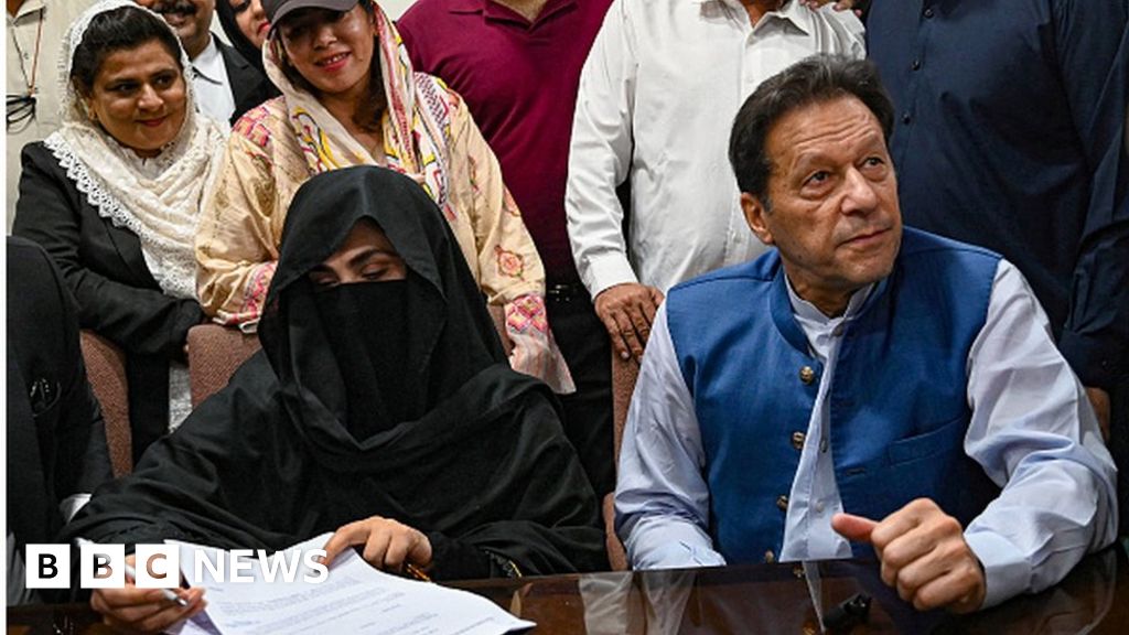 Featured image for "Imran Khan and Wife Sentenced to 14 Years in Corruption Case"