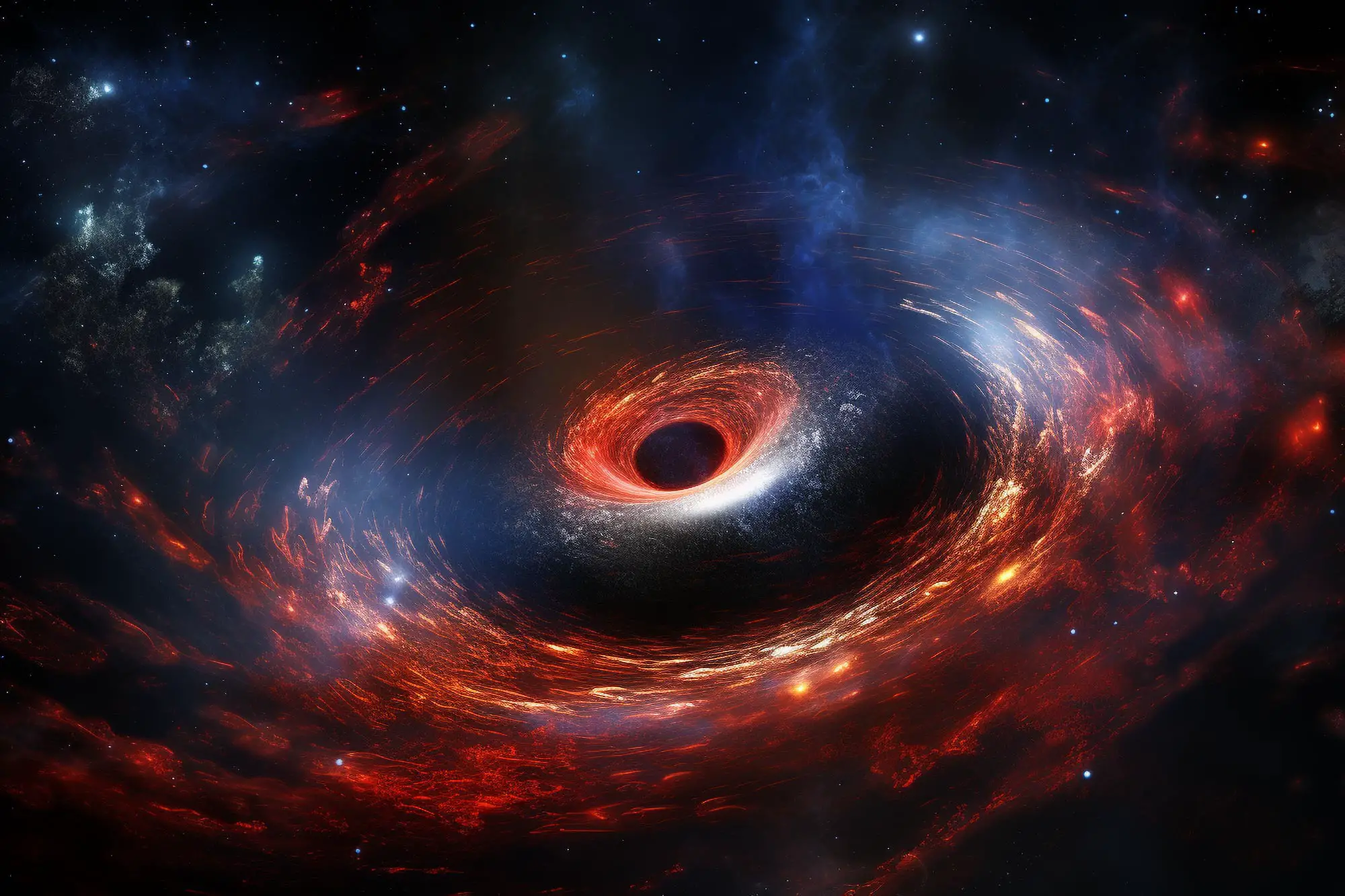 "Webb Space Telescope Discovers Ancient Supermassive Black Hole"